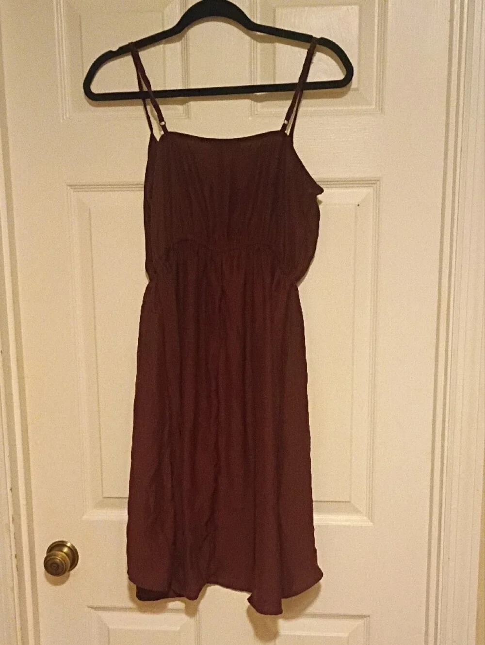 Cotton On Brown High-Low Slip Dress - Picture 3 of 4